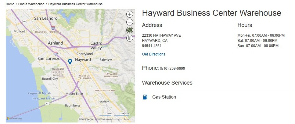 Costco Business Center Hayward